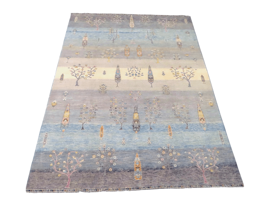 Gabbeh - Tree of Life (9'02"x12'02") pastels - Nuvé