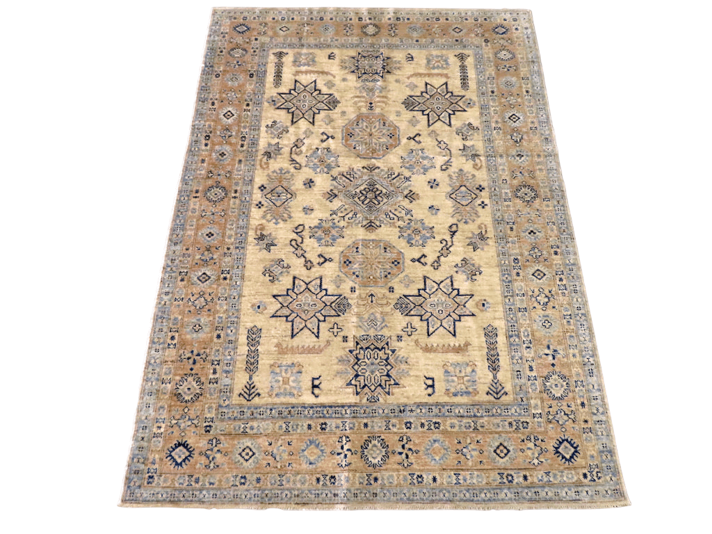 Antique-Washed Super Kazak 5x7 ivo/pch - Nuvé