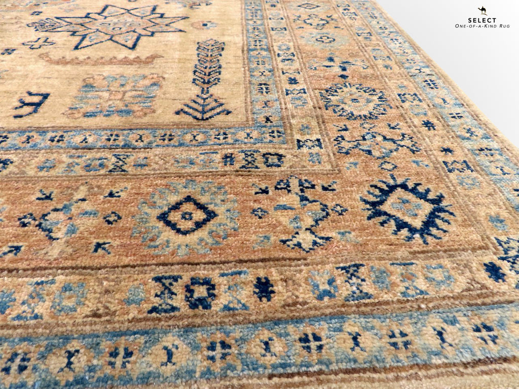 Antique-Washed Super Kazak 5x7 ivo/pch
