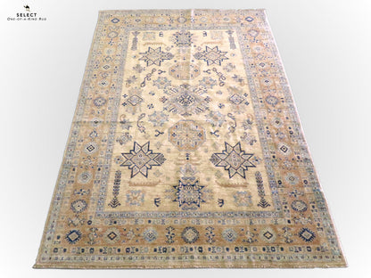 Antique-Washed Super Kazak 5x7 ivo/pch