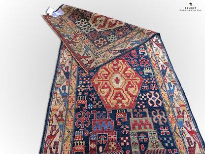 Kuba  blue/ivory 14' Runner - Nuvé