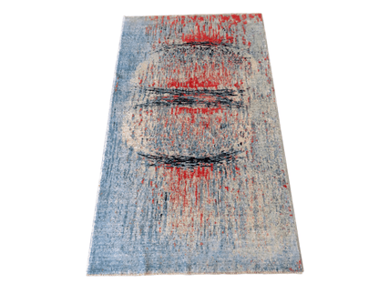 Contemporary Gabbeh (5x8) aqu/mt - Nuvé