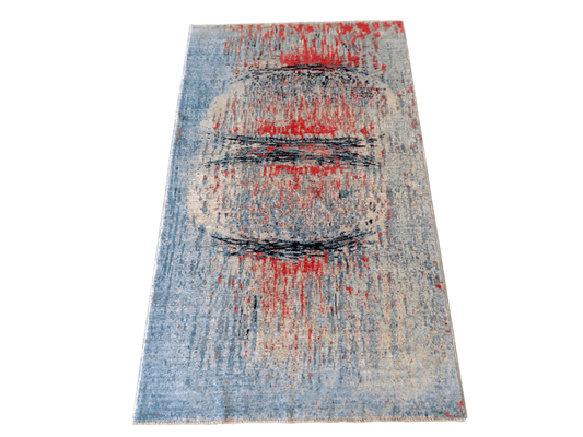 Contemporary Gabbeh (5x8) aqu/mt - Nuvé
