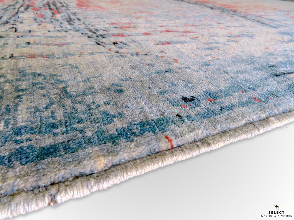 Contemporary Gabbeh (5x8) aqu/mt - Nuvé