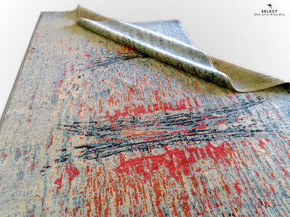 Contemporary Gabbeh (5x8) aqu/mt