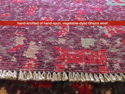 Contemporary Gabbeh (8'01"x10'00") dk.red/red