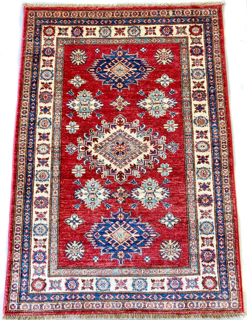 Super Kazak red/ivory (3x5) - Nuvé