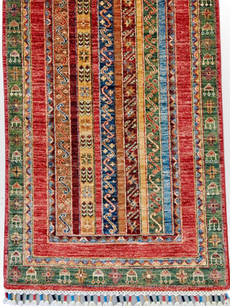 Turkish Shawl 8' Runner red/mt - Nuvé