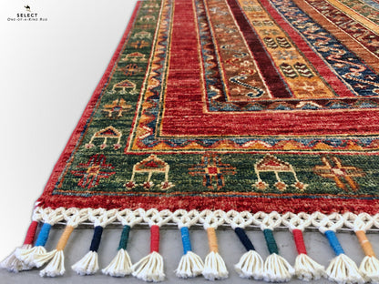 Turkish Shawl 8' Runner red/mt - Nuvé