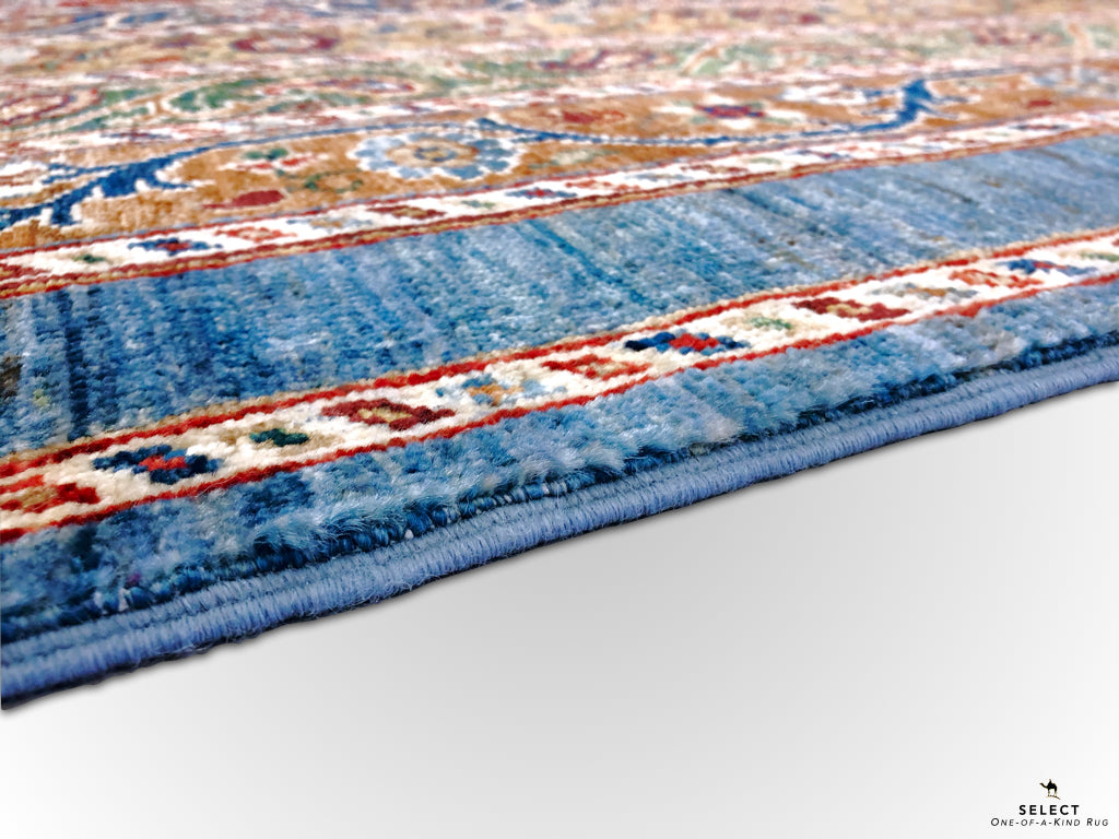 Turkish Shawl mt/blue 11' Runner - Nuvé