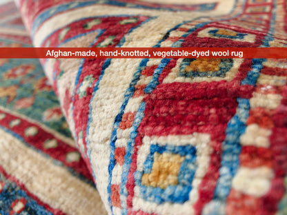 Gabbeh (5'11"x7'00") multistripe/red - Nuvé