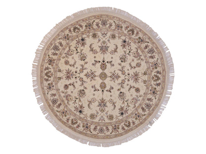 Indo-Persian ivory 5' Round - Nuvé