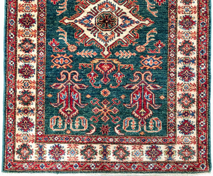 Super Kazak grn/ivory 3x5 - Nuvé