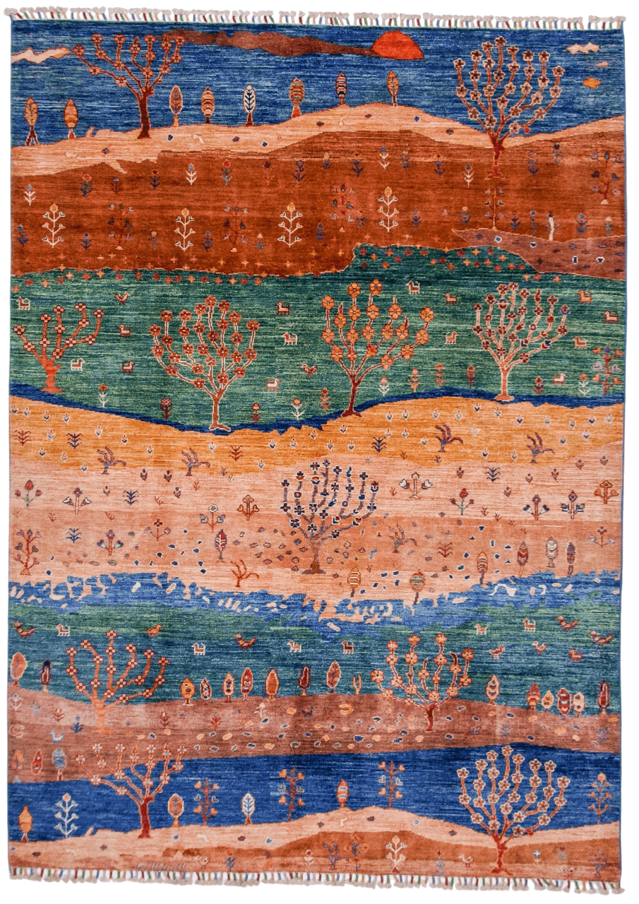 Gabbeh multi 5x8 - Nuvé