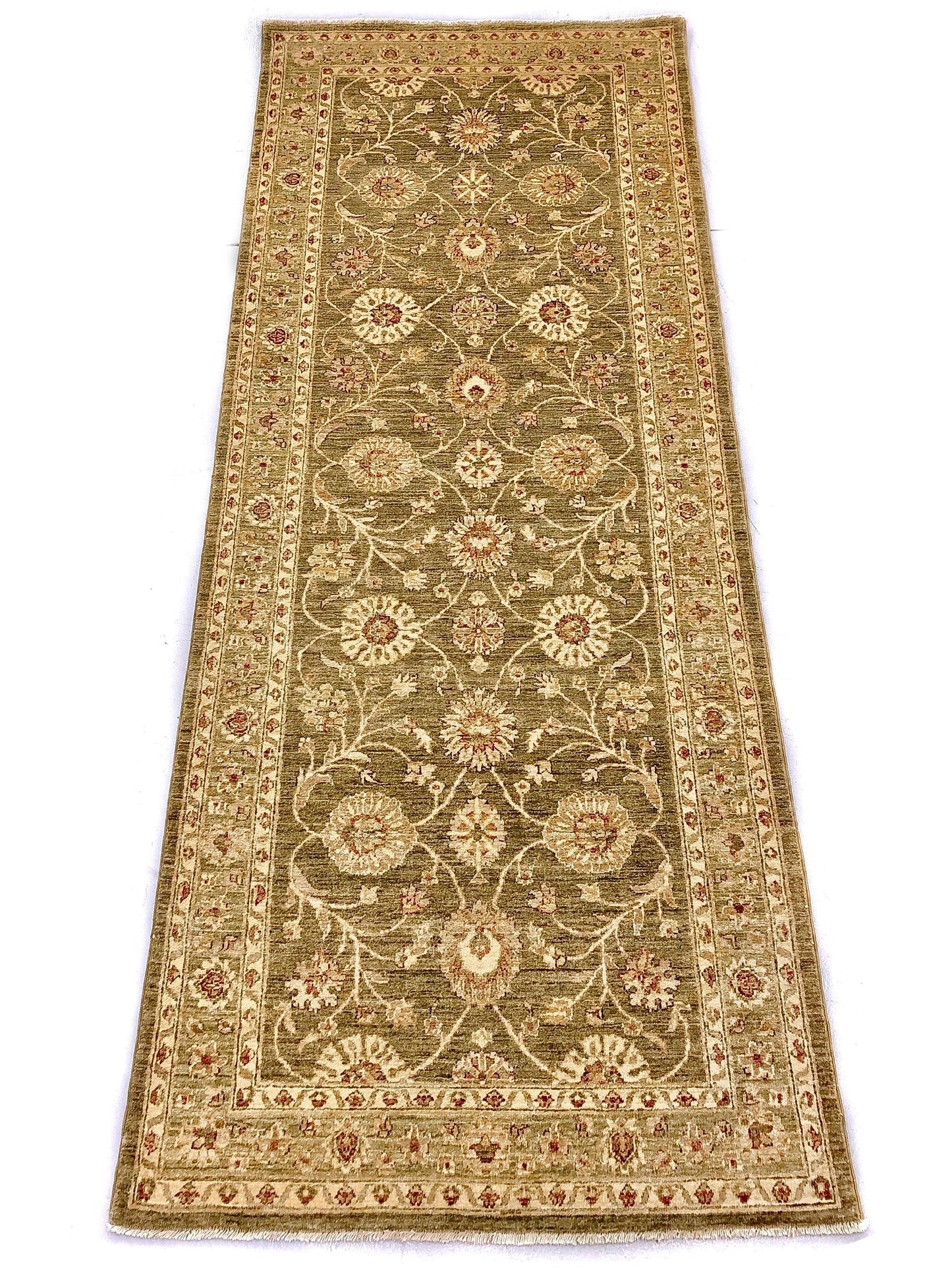 Chobi-Farahan 10' Runner grn/gold - Nuvé