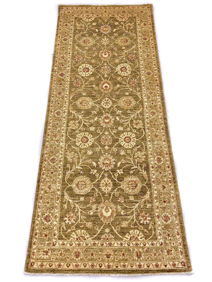 Chobi-Farahan 10' Runner grn/gold - Nuvé