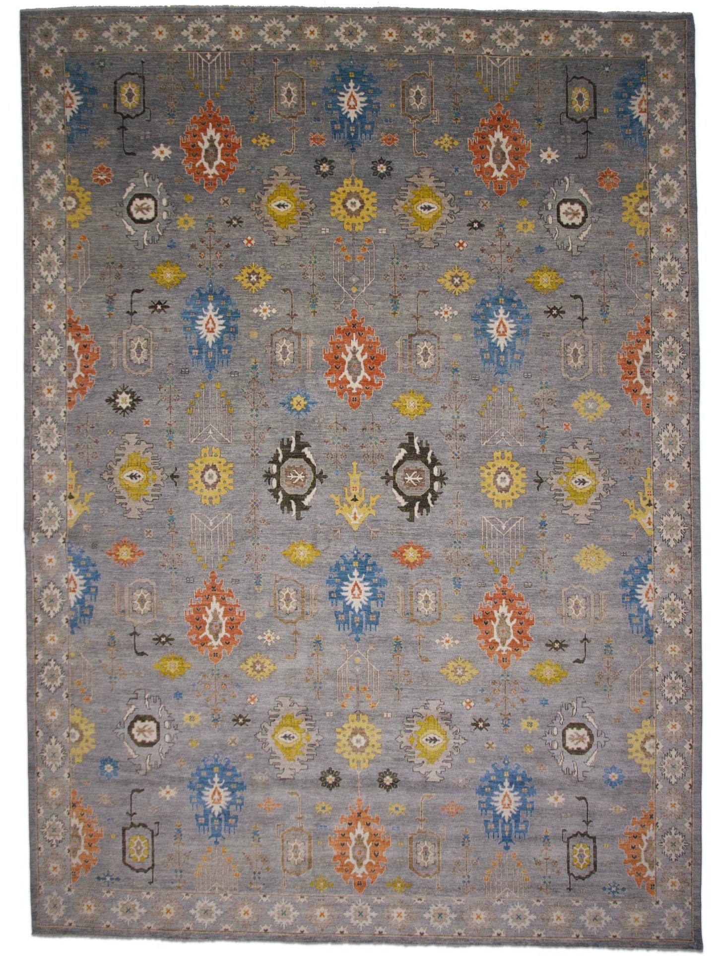Afghan Oushak (10x14) gray - Nuvé
