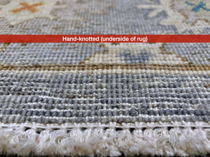 Afghan Oushak (10x14) gray