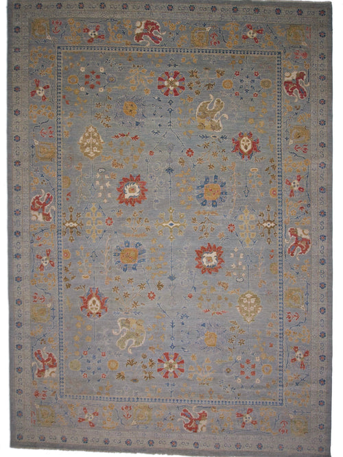 Afghan Oushak (10'00"x14'04") gray - Nuvé