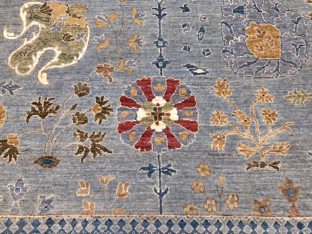 Afghan Oushak (10'00"x14'04") gray