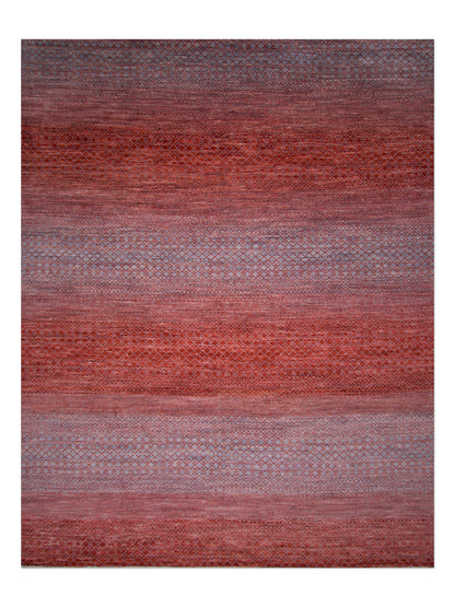 Durva/Grass Design (9'01"x11'06") red/gray - Nuvé