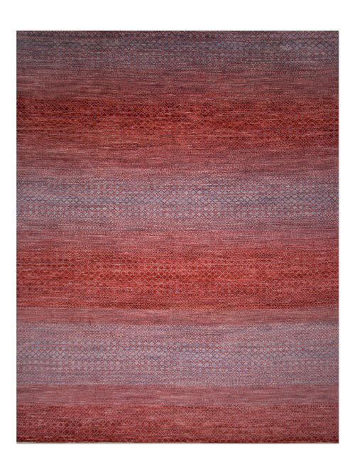 Durva/Grass Design (9'01"x11'06") red/gray - Nuvé