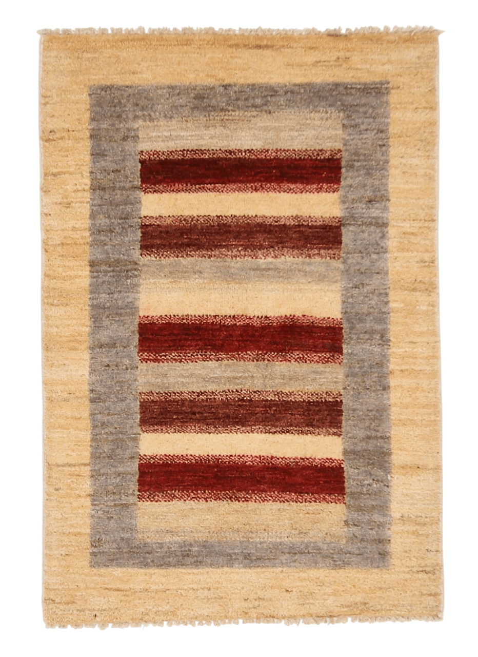 Gabbeh 2'08"x3'11" ivory/multicolor - Nuvé