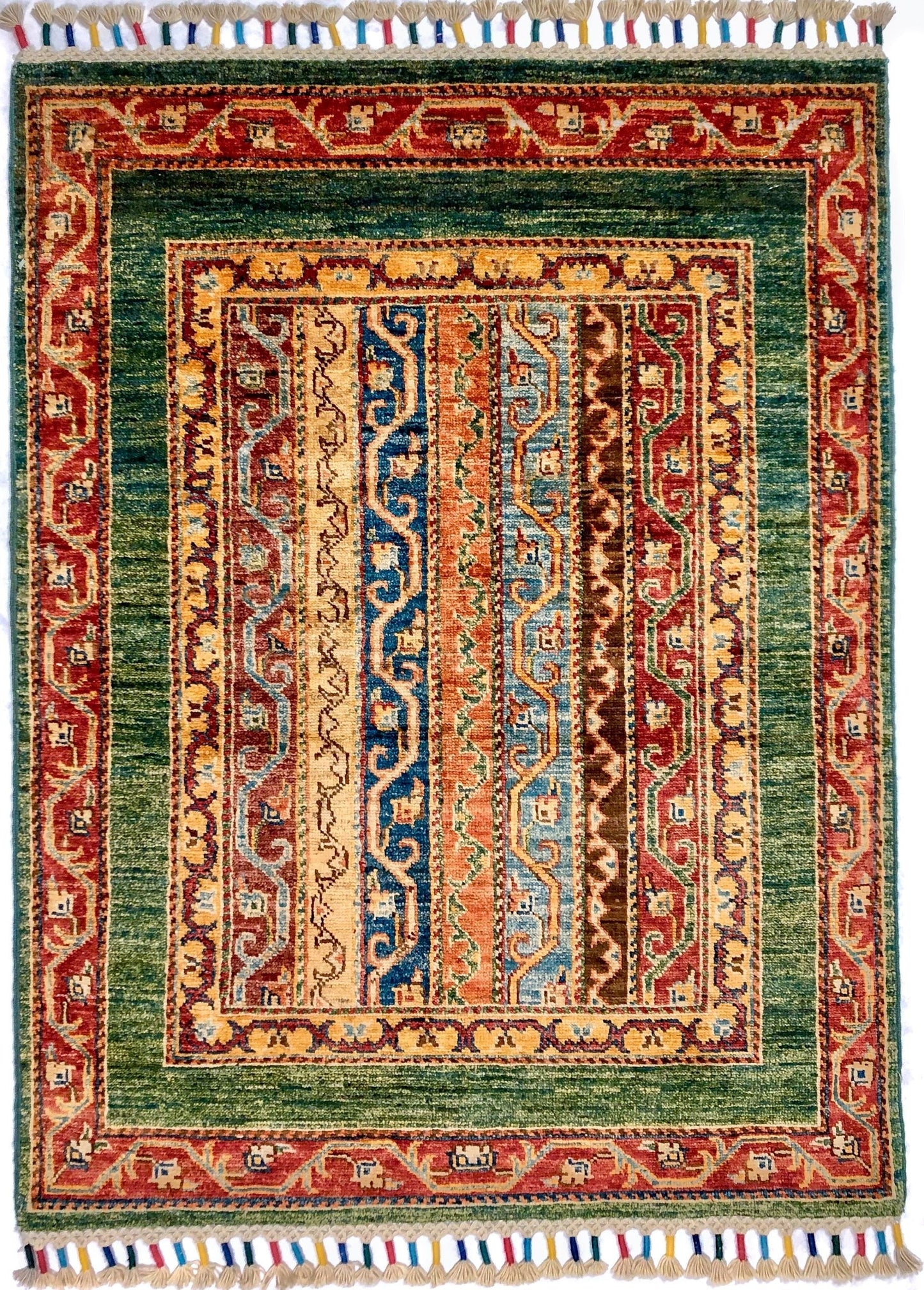 Shawl (3x4) mt/grn - Nuvé