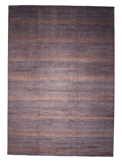 Durva Grass Design (10'01"x14'03") copper/blue-gray - Nuvé