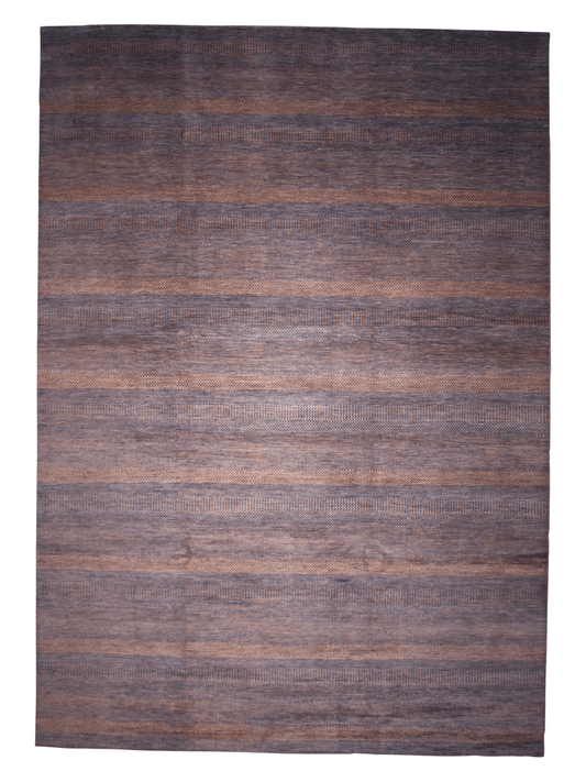 Durva Grass Design (10'01"x14'03") copper/blue-gray - Nuvé