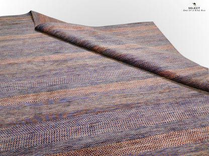 Durva Grass Design (10'01"x14'03") copper/blue-gray
