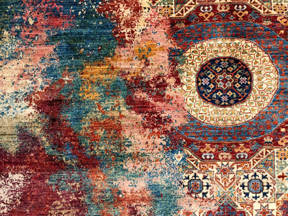 Celestial Mamluk (9'09"x13'06") red/multicolor