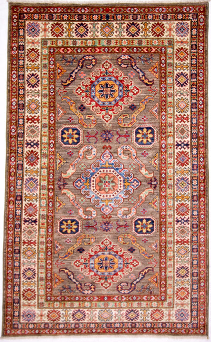 Super Kazak (4x6) gray/ivory - Nuvé