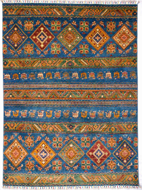 Khurjeen (5x7) blue - Nuvé