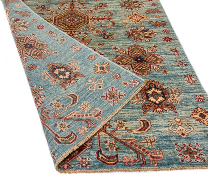 Super Kazak (4x6) light blue - Nuvé