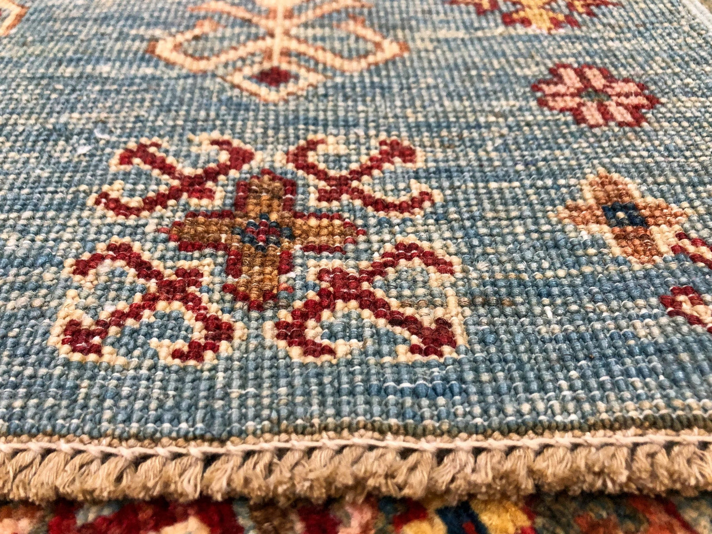 Super Kazak (4x6) light blue - Nuvé