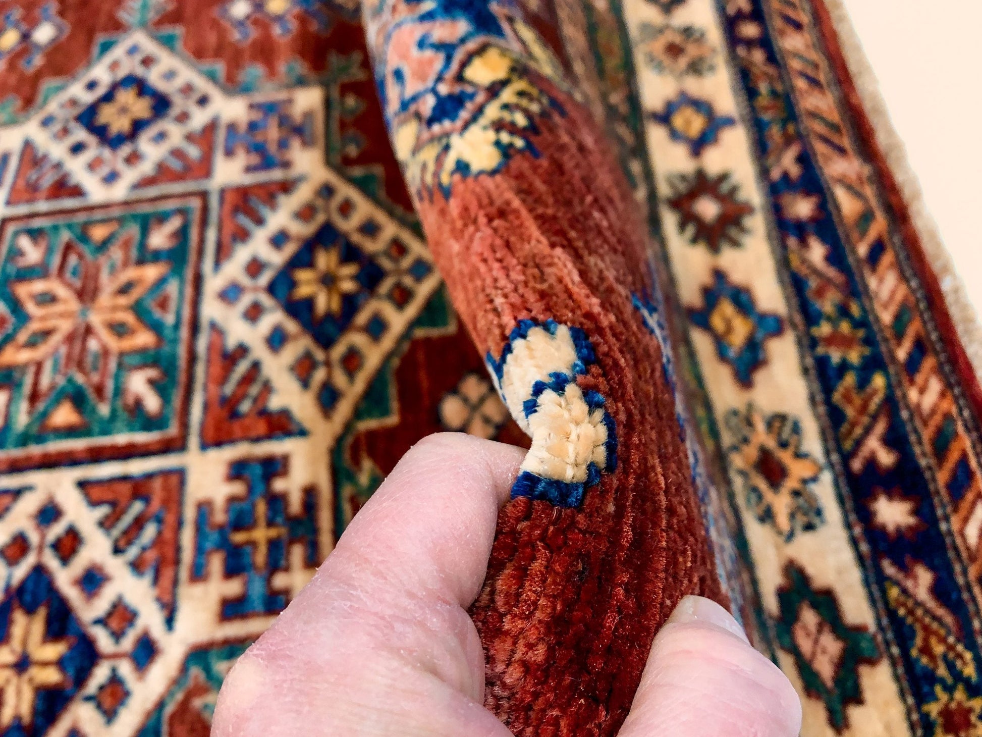 Super Kazak (4x6) red/ivory - Nuvé