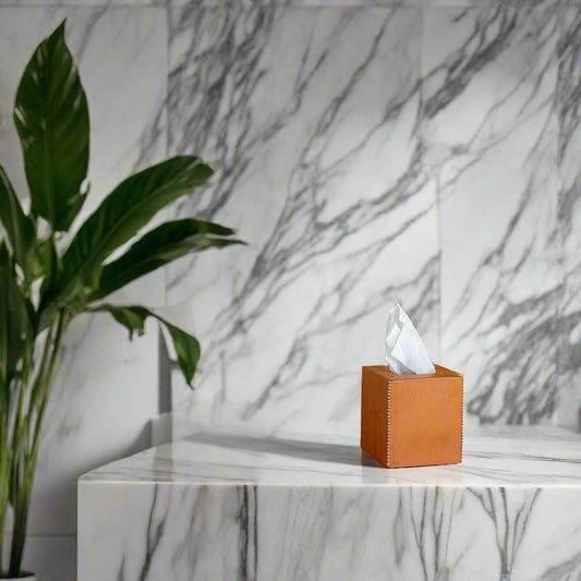 Pañuelo | Leather Tissue Box Cover - Nuvé