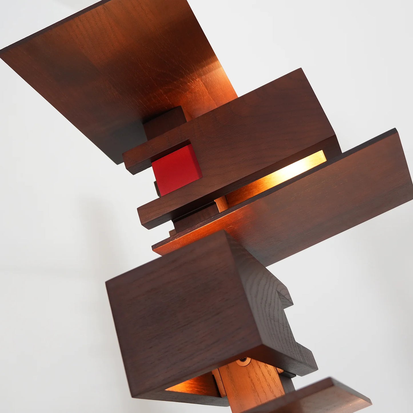 Taliesin Wood Stacked Floor Lamp - Nuvé