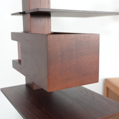 Taliesin Wood Stacked Floor Lamp - Nuvé