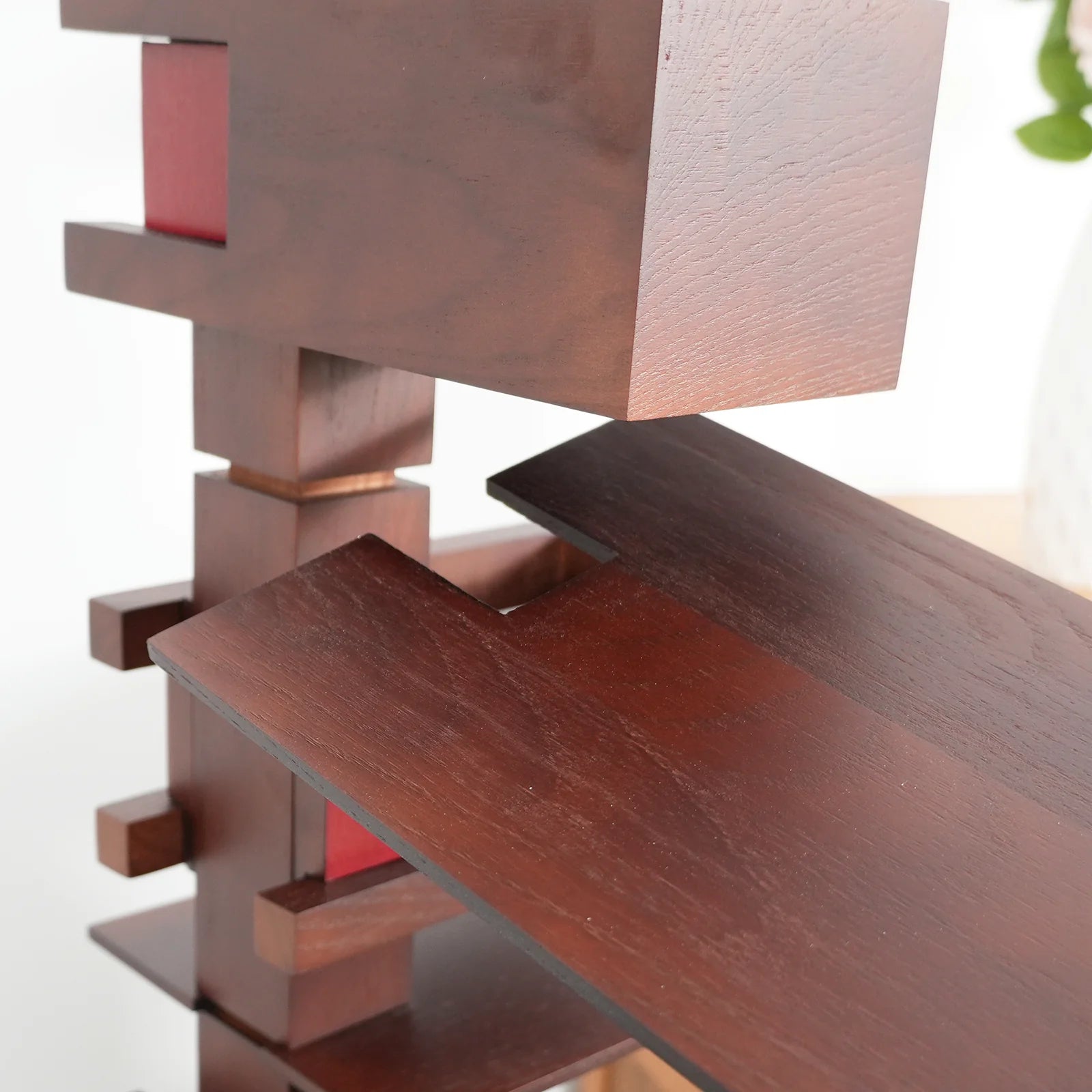 Taliesin Wood Stacked Floor Lamp - Nuvé