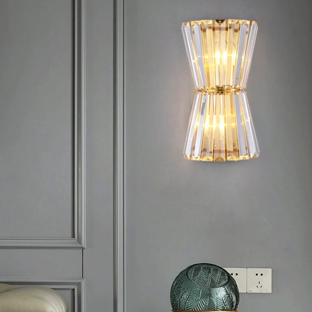Tapered Crystal Wall Lamp - Nuvé