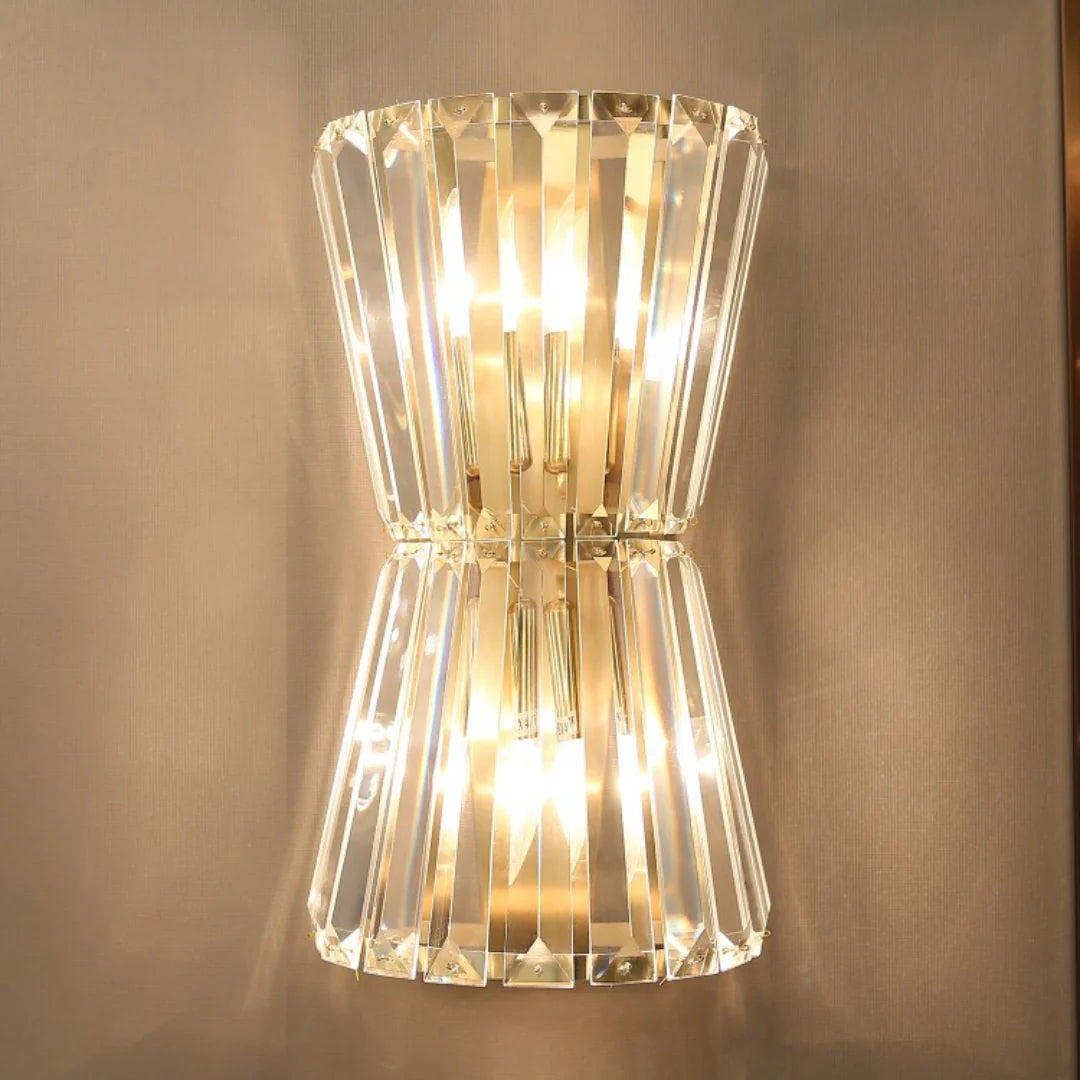 Tapered Crystal Wall Lamp - Nuvé