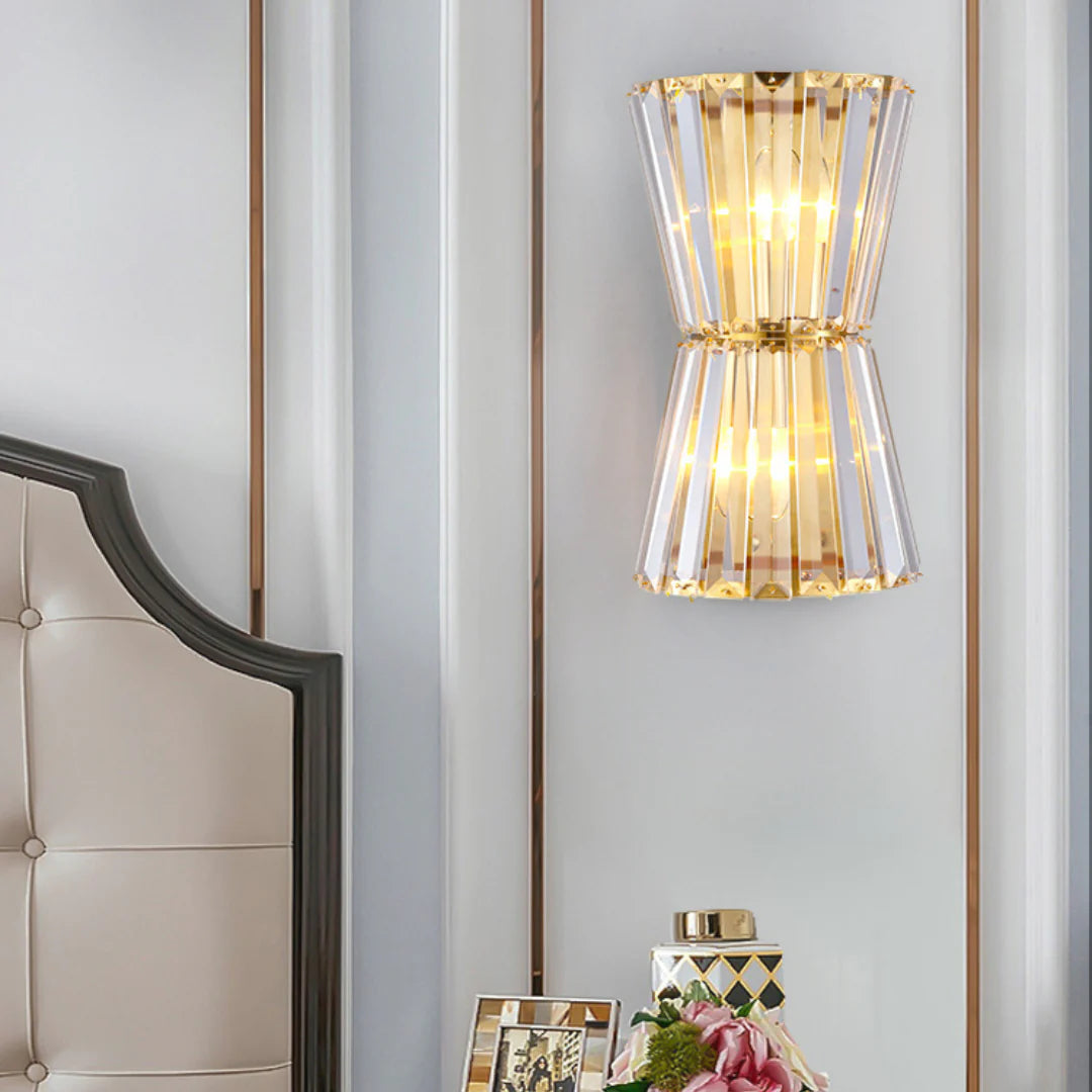 Tapered Crystal Wall Lamp - Nuvé