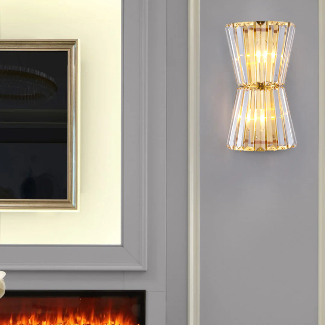 Tapered Crystal Wall Lamp - Nuvé
