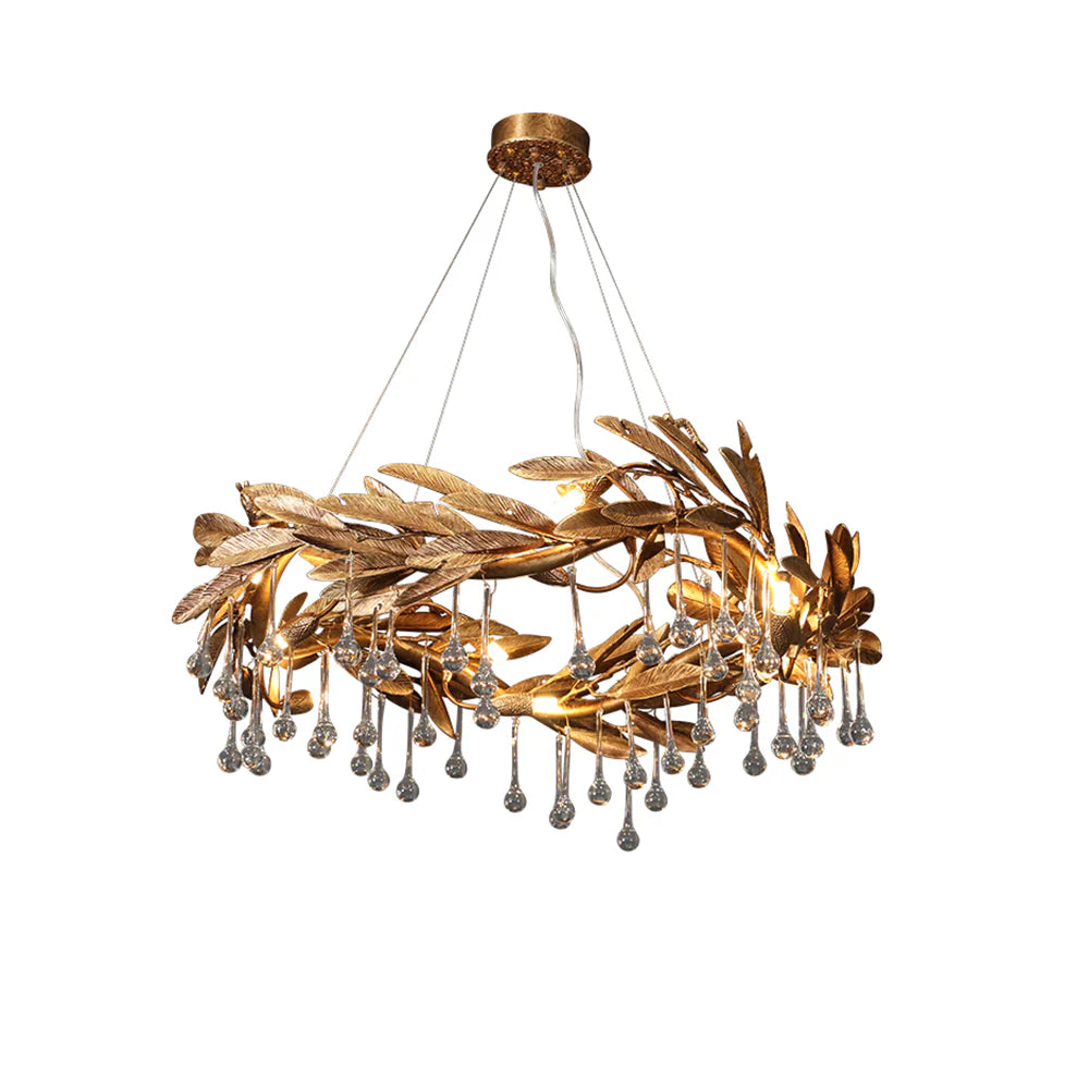 Teardrop Crystal Blade Chandelier - Nuvé