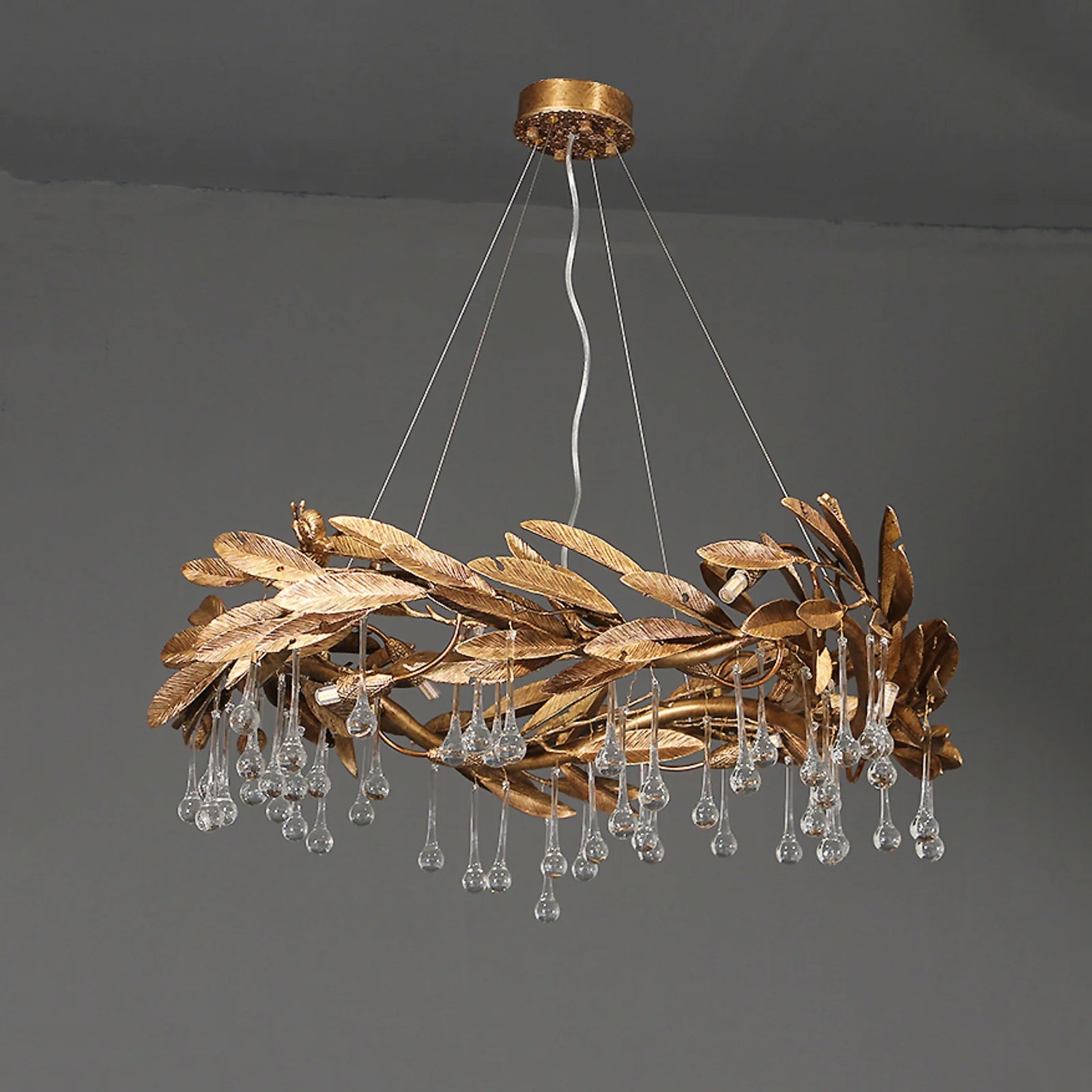 Teardrop Crystal Blade Chandelier - Nuvé