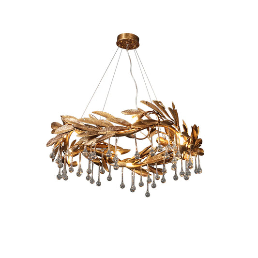 Teardrop Crystal Blade Chandelier - Nuvé