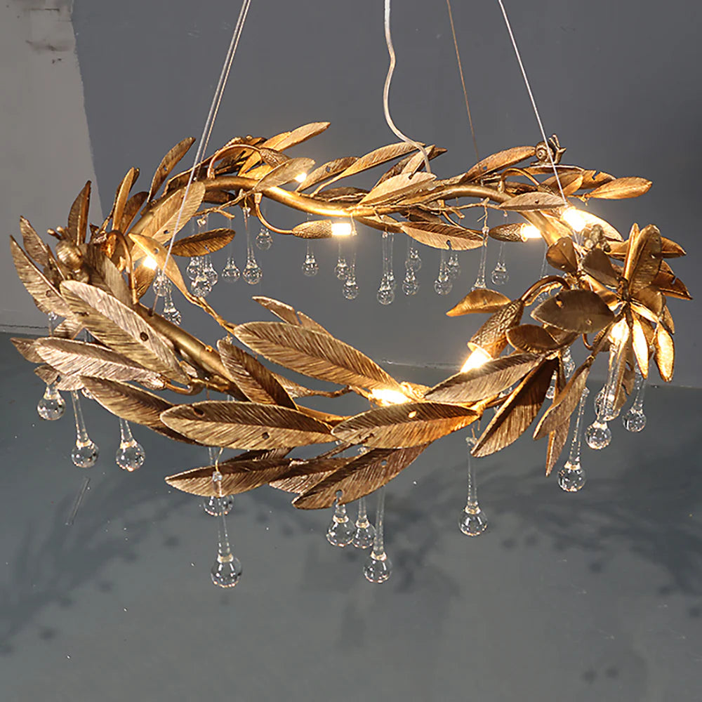 Teardrop Crystal Blade Chandelier - Nuvé