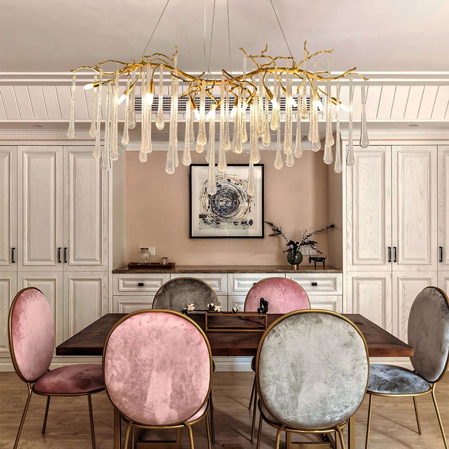 Aqua Makrama Chandeliers - Nuvé
